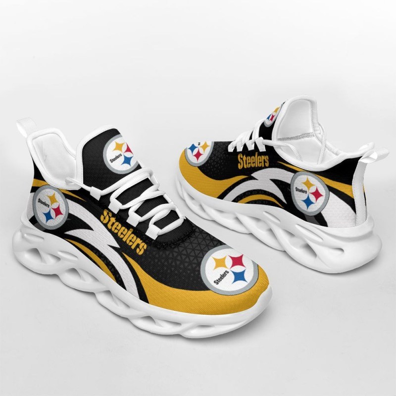Comfortable Yezy Sneakers for Pittsburgh Steelers Fans