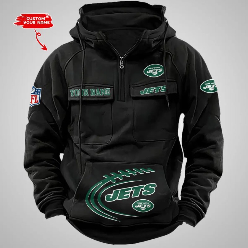 New York Jets Zip Hoodie