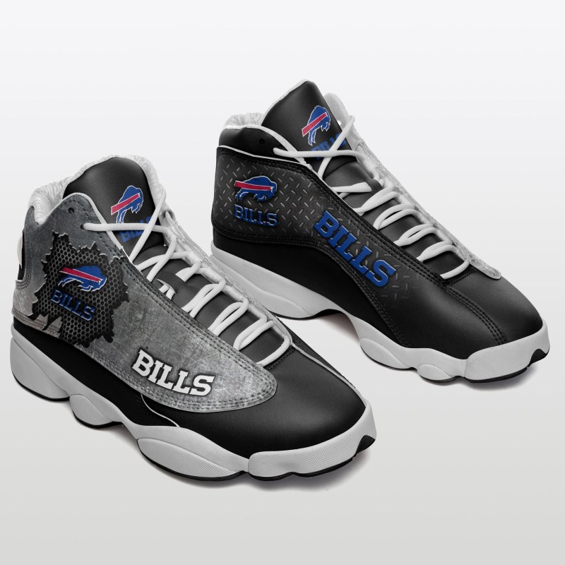 Buffalo Bills Air JD13 Sneakers 204 - Side View