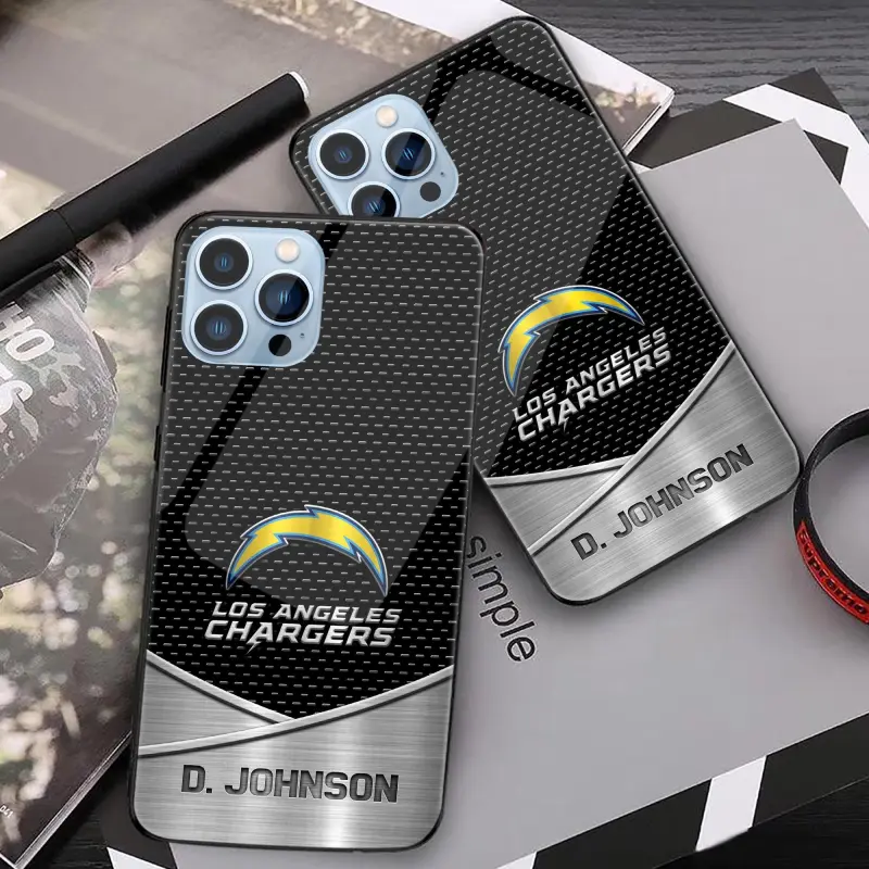 Los Angeles Chargers Personalized Phone Case Design 1