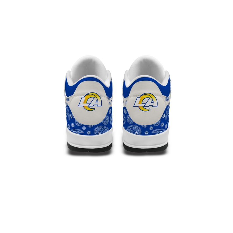 Los Angeles Rams JD03 Genuine Leather Shoes