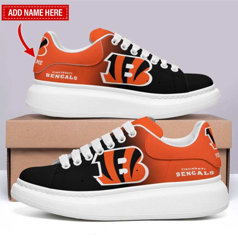 Cincinnati Bengals Personalized MQ Sneakers