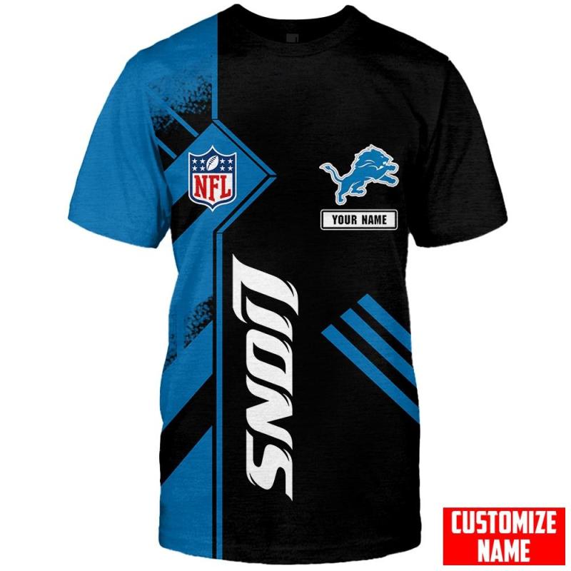 Detroit Lions Personalized T-Shirt