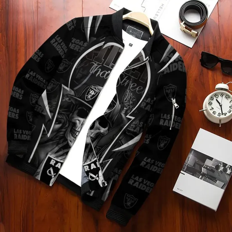 Las Vegas Raiders Bomber Jacket