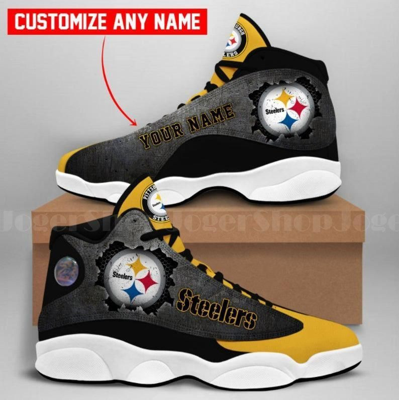 Pittsburgh Steelers Personalized AJD13 Sneakers