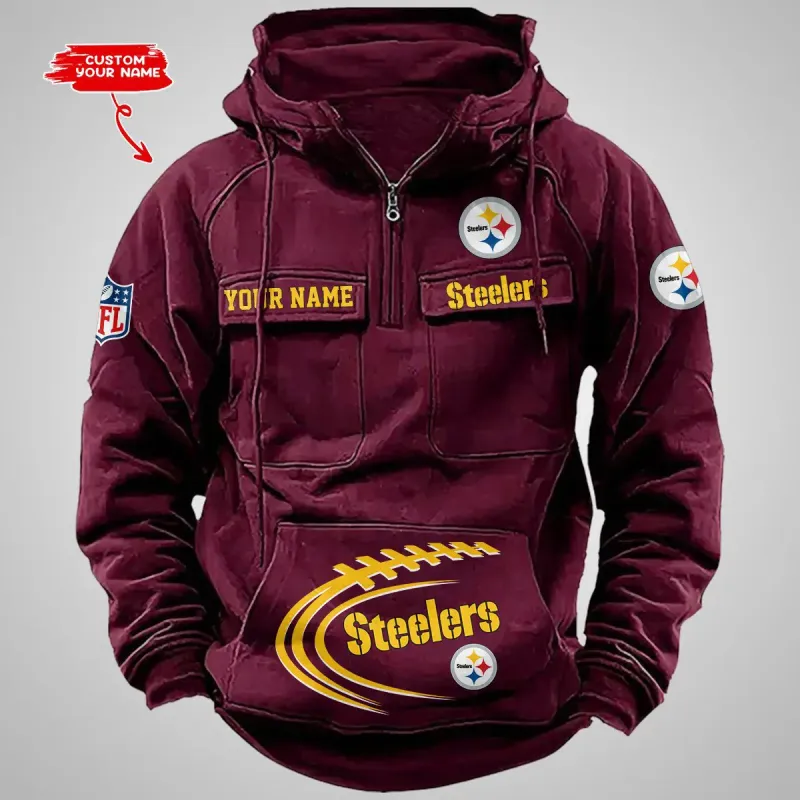 Pittsburgh Steelers Hoodie Back View