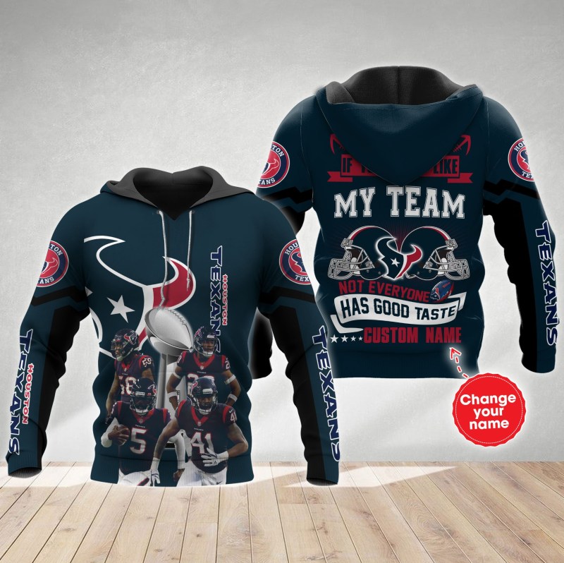 Houston Texans Personalized All Over Printed Ugly Christmas Sweater