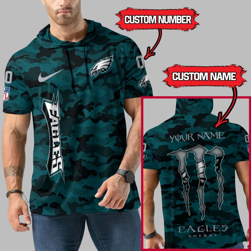 Philadelphia Eagles Camo Hoodie Side