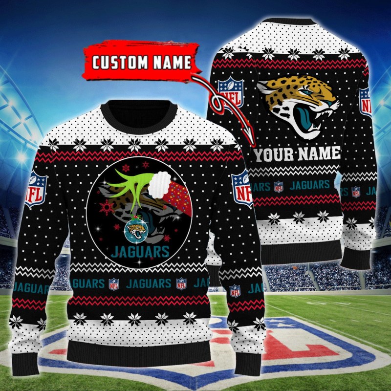 Jacksonville Jaguars Personalized Woolen Sweater