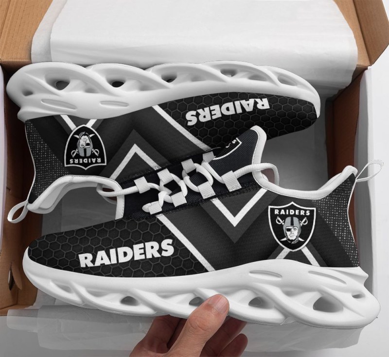 Las Vegas Raiders Yezy Running Sneakers