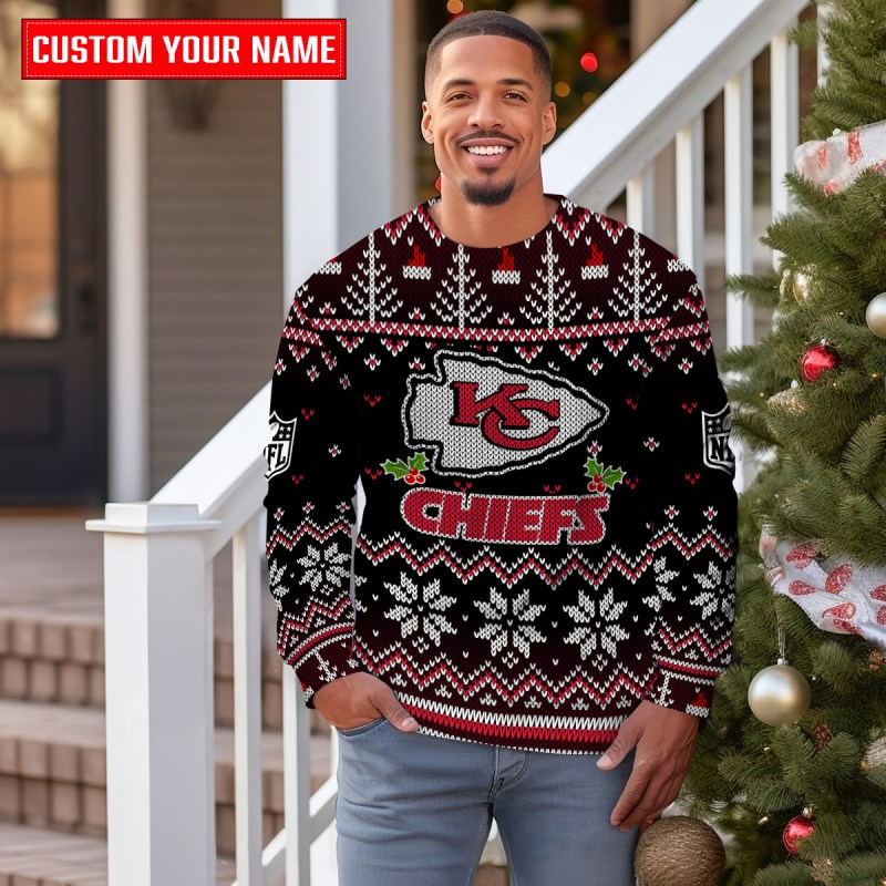 Kansas City Chiefs Ugly Christmas Sweater 1