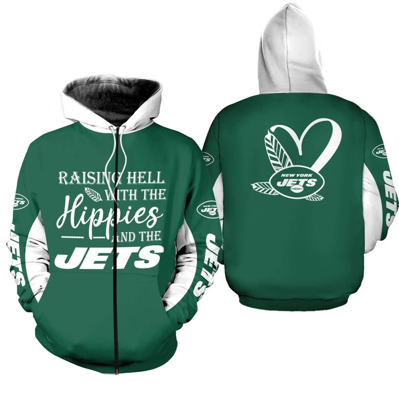 NFL New York Jets Limited Edition All Over Print Hoodie Sweatshirt