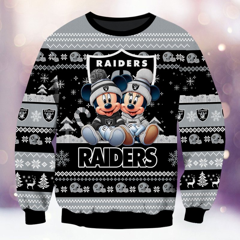 Las Vegas Raiders Ugly Christmas Sweater
