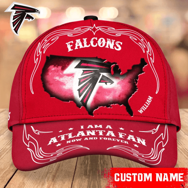 Atlanta Falcons Baseball Cap Custom Name
