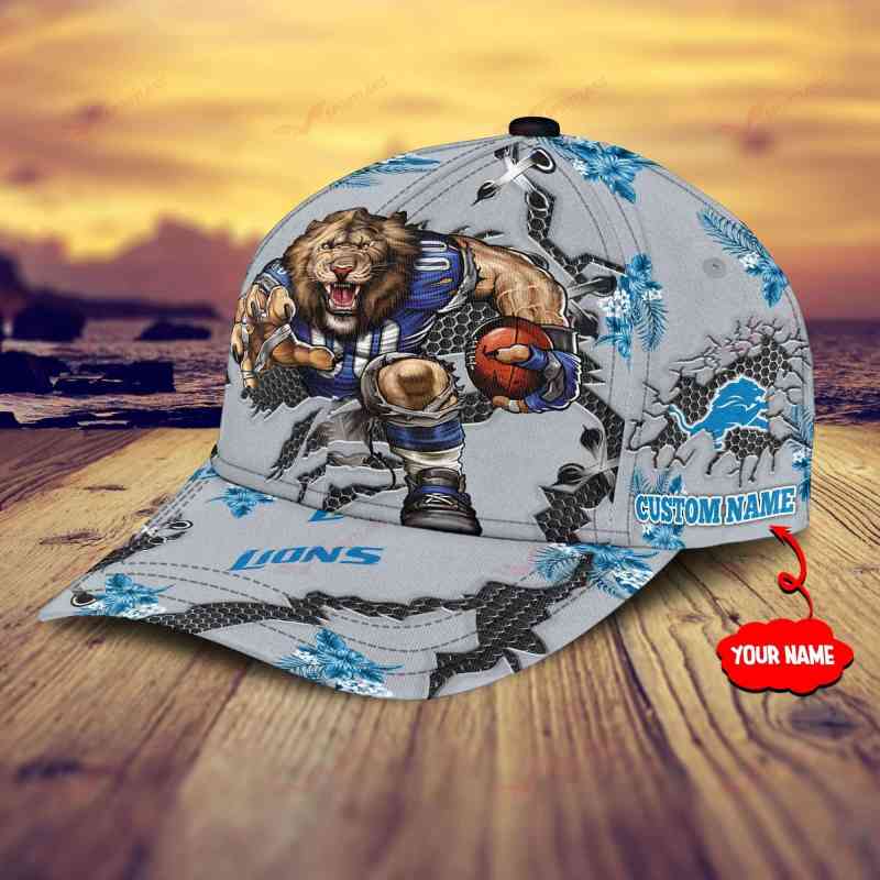 Detroit Lions Cap Side View