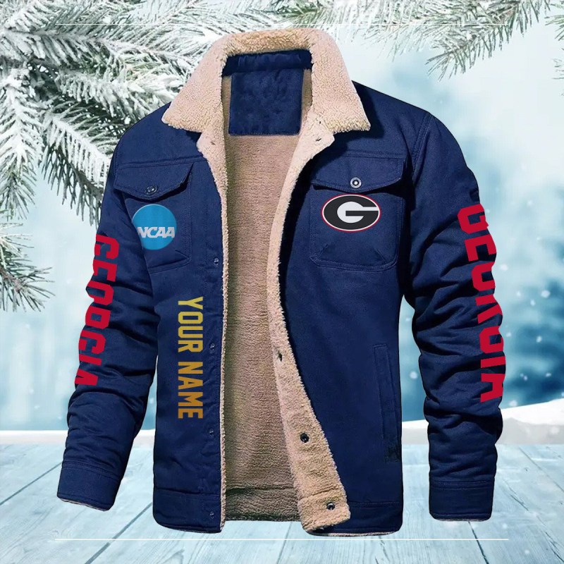 Georgia Bulldogs Fleece Jacket - Superior Quality