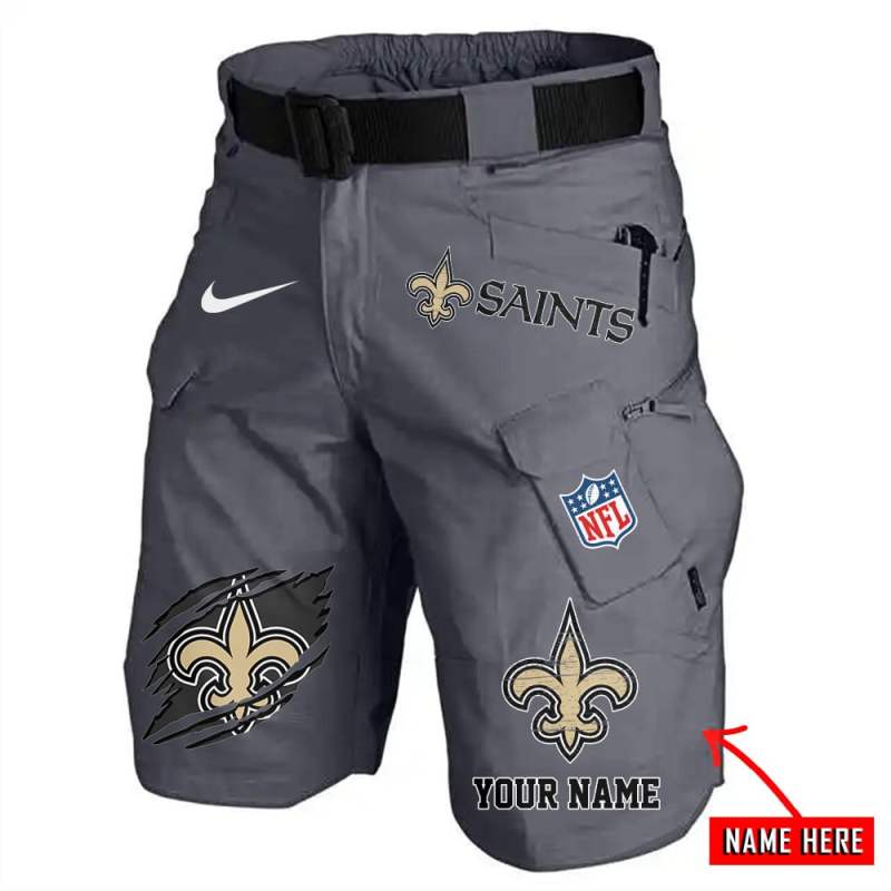 New Orleans Saints Front Pockets Men's Shorts