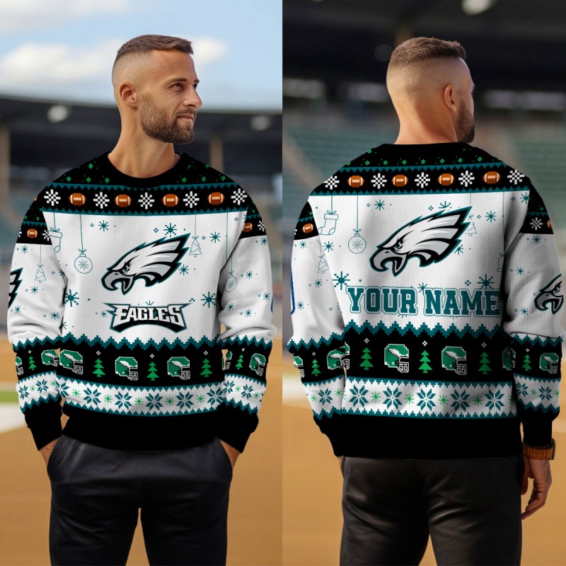 Philadelphia Eagles Premium Ugly Christmas Sweater