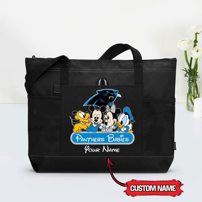 Carolina Panthers Tote Bag - Black
