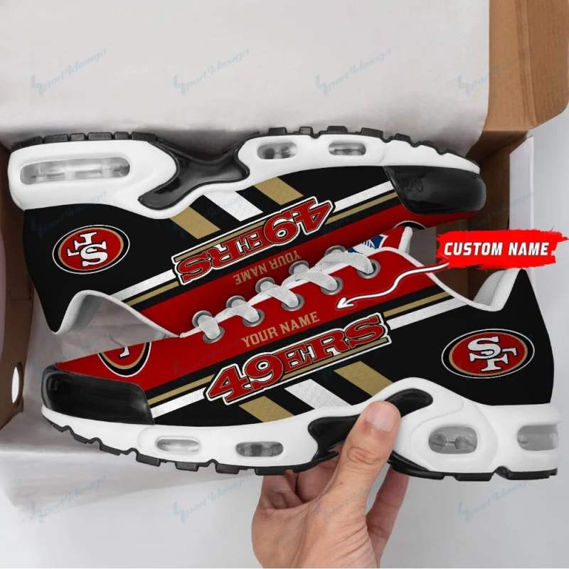 San Francisco 49ers Youth Sneakers Front View