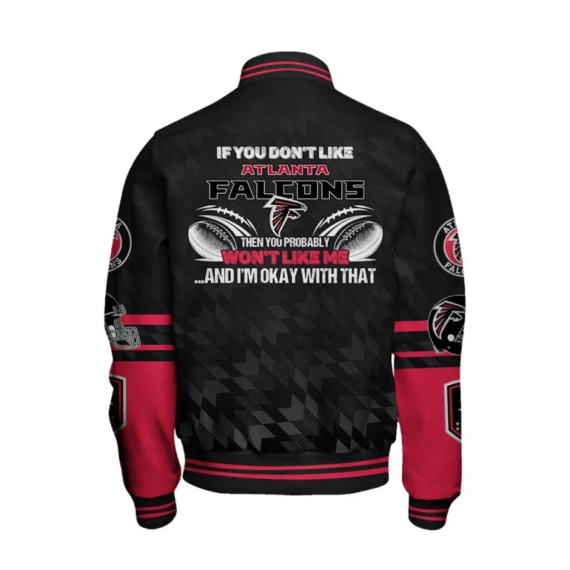 Football Varsity Jacket for Atlanta Falcons Fans