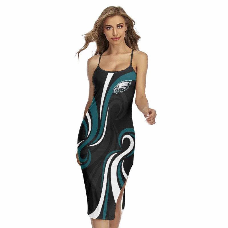 Philadelphia Eagles Women's Back Cross Cami Dress