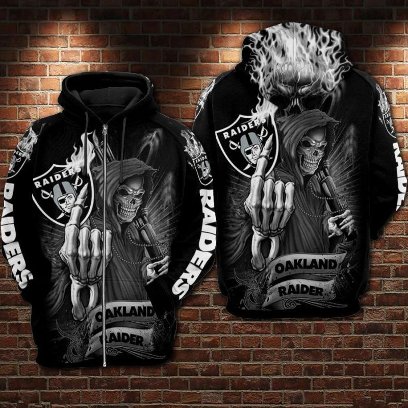 Las Vegas Raiders Style Hoodie Back