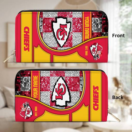 Kansas City Chiefs Women Wallet Design 4