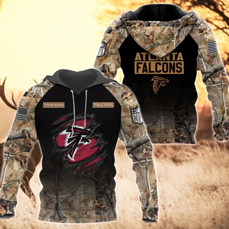 Atlanta Falcons Personalized All Over Printed Ugly Christmas Sweater