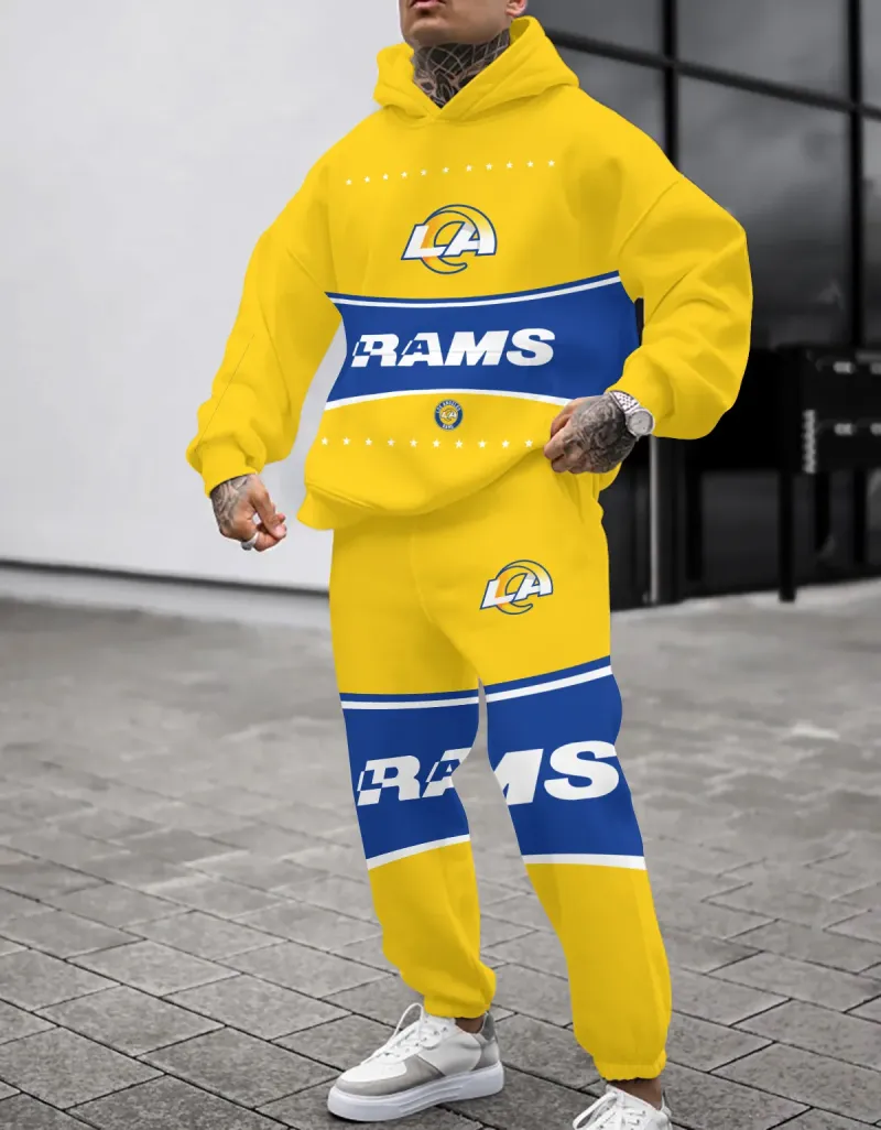 Los Angeles Rams Pullover Hoodie and Sweatpants