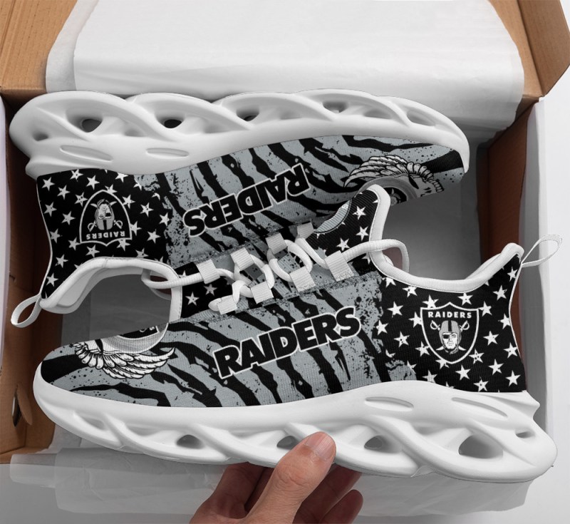 Las Vegas Raiders Yezy Running Sneakers