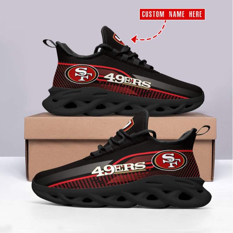 San Francisco 49ers Personalized Yezy Running Sneakers