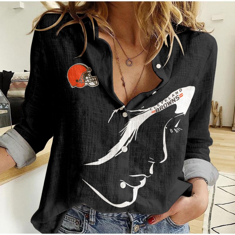 Cleveland Browns Woman Shirt Side View