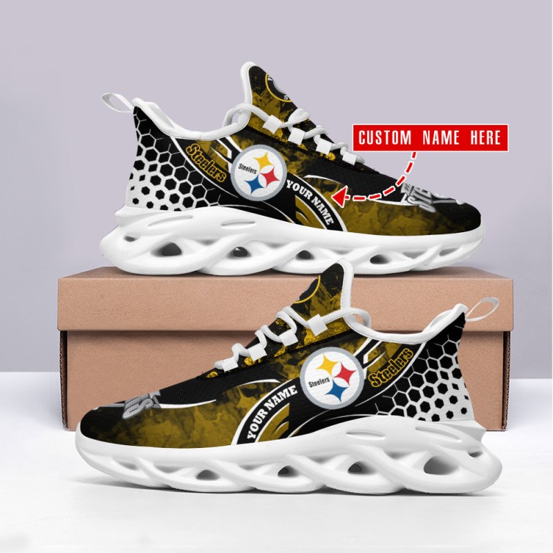 Comfortable Pittsburgh Steelers Running Sneakers