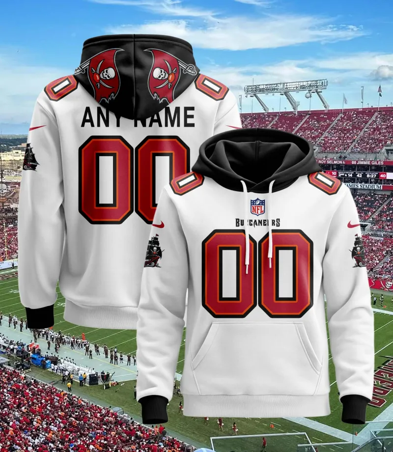 Tampa Bay Buccaneers Personalized Football Hoodie