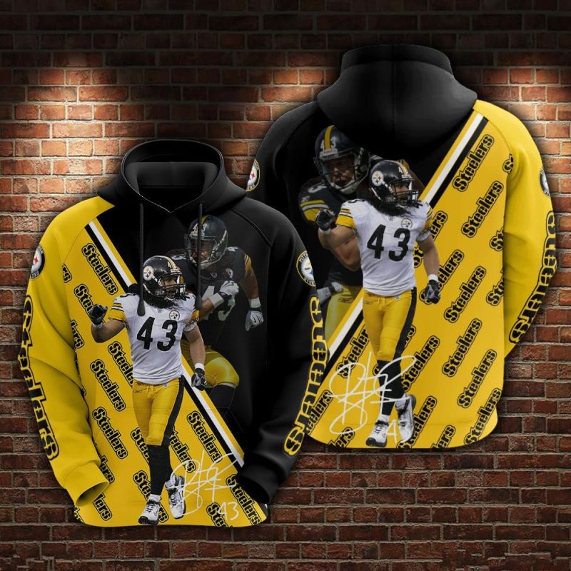 Troy Polamalu Pittsburgh Steelers Hoodie