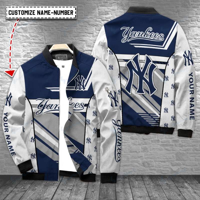 New York Yankees Bomber Jacket Front View