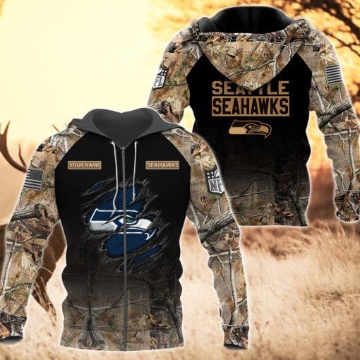 Seattle Seahawks Personalized Sweater Design