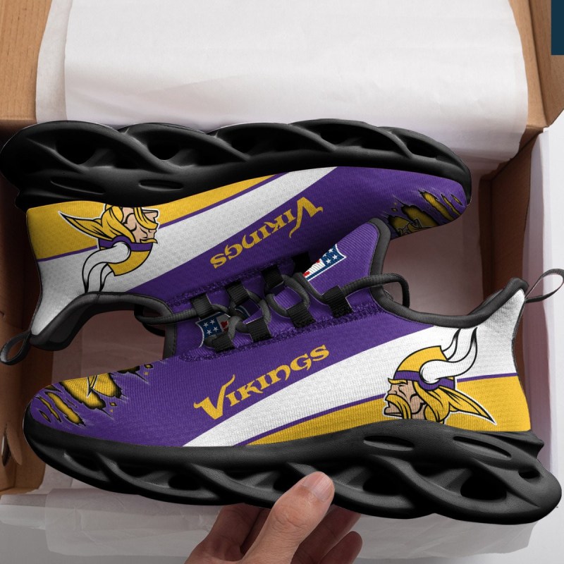 Minnesota Vikings Yezy Running Sneakers