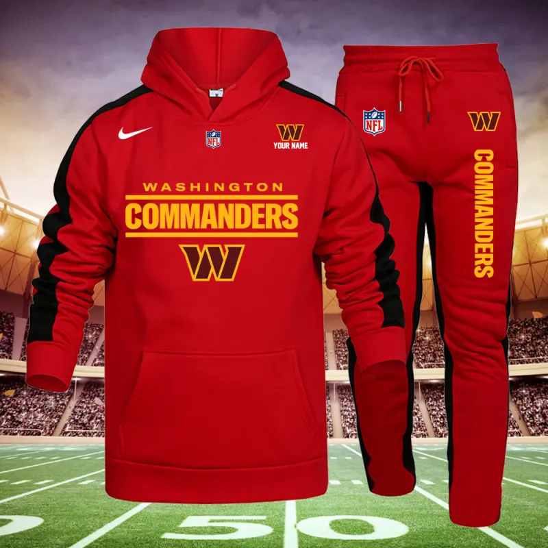 Washington Commanders Hoodie and Sweatpants Set Side View