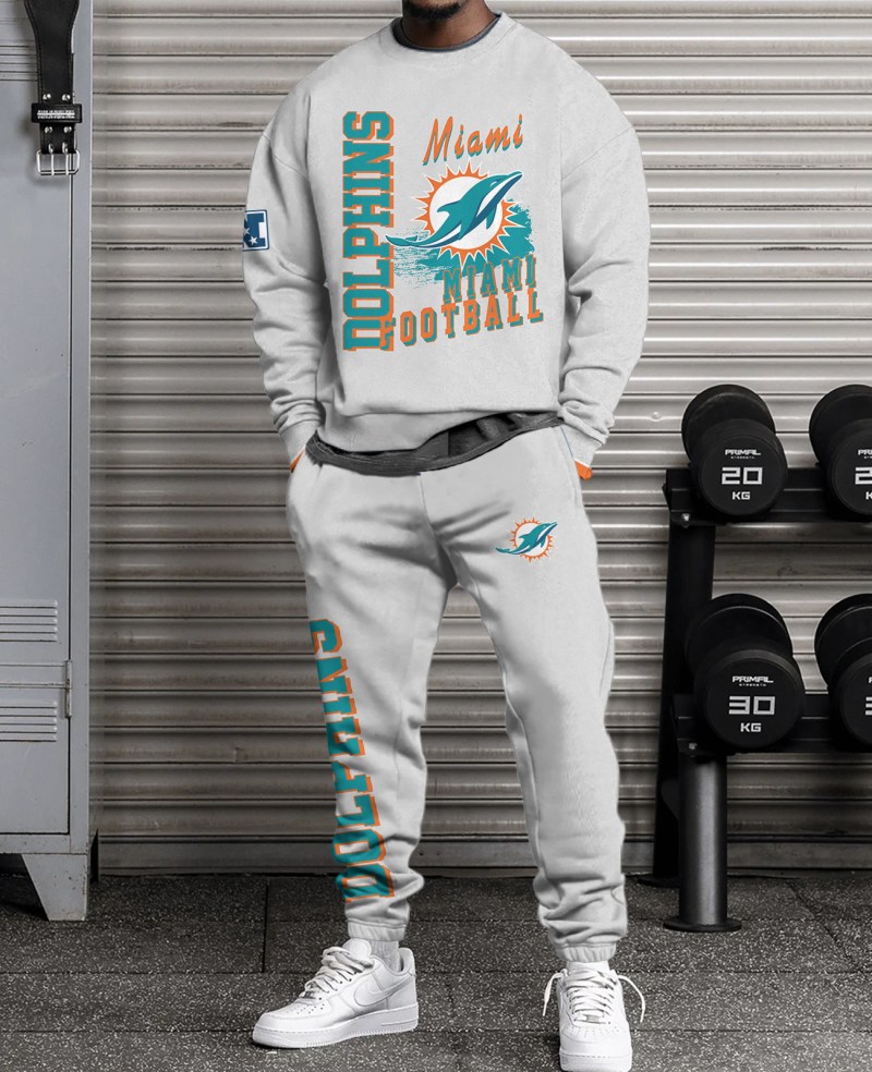 Miami Dolphins 3D Sweatsuit and Sweatpants