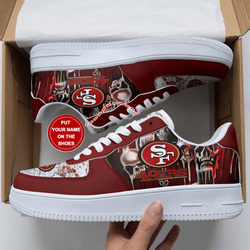 San Francisco 49ers Personalized AF1 Shoes 4