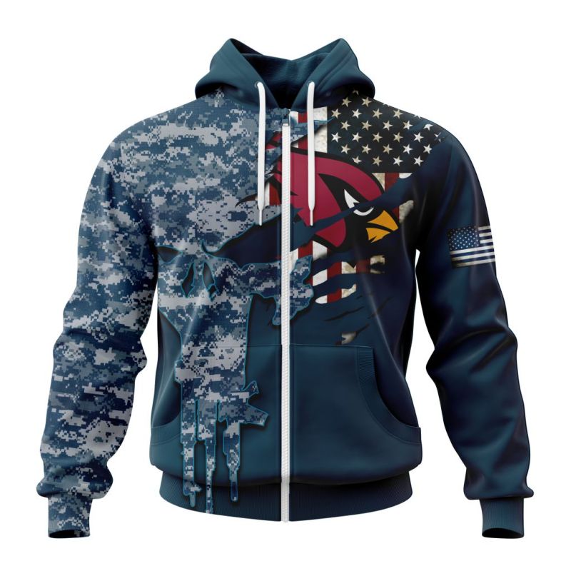 Arizona Cardinals Hoodie Zip Front