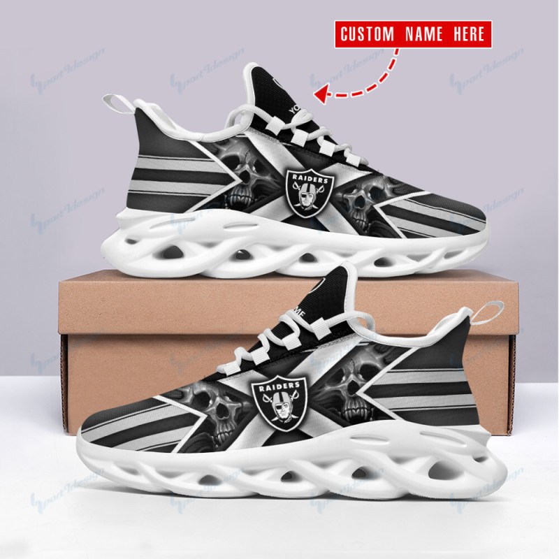 Las Vegas Raiders Yezy Running Sneakers