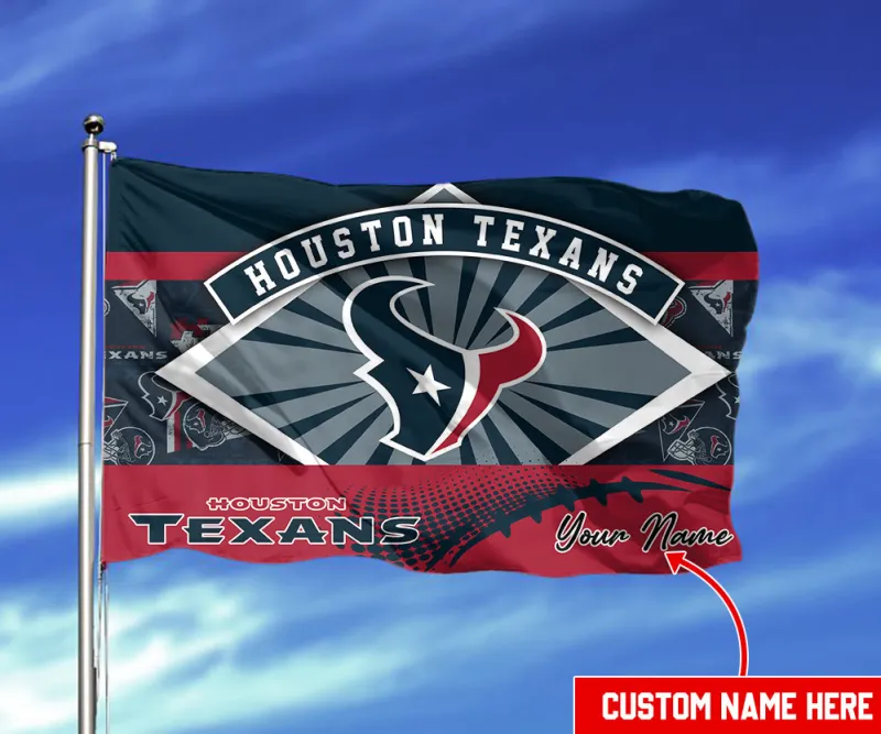 Houston Texans Personalized Flag