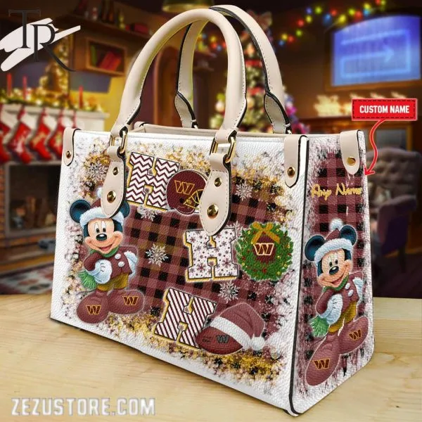 Washington Commanders Ho Ho Ho Hand Bag