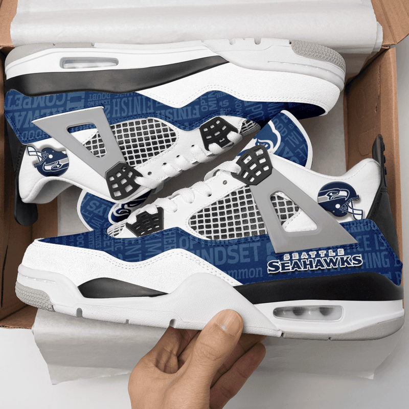 Seattle Seahawks AJ4 Sneakers