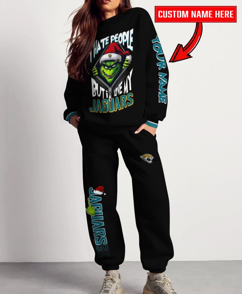 Jacksonville Jaguars Ugly Christmas Sweatshirt and Sweatpants