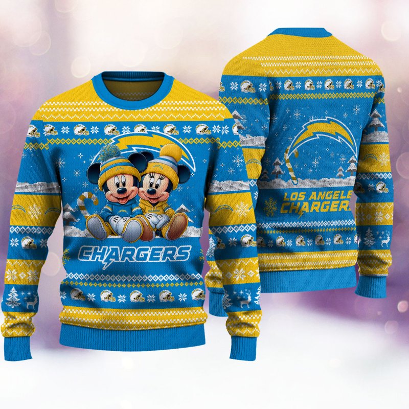 Los Angeles Chargers Ugly Christmas Sweater
