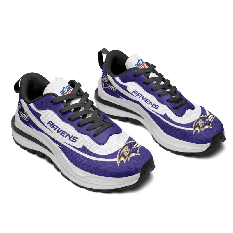 Baltimore Ravens Personalized HF3 Sneakers Detail